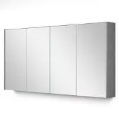 Maxaro Spiegelkast Met Verlichting Modulo 137,6x70cm Lichtgrijs Beton