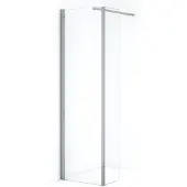 Maxaro Diamond Inloopdouche | 50 cm Chroom Helder glas Vaste wand met zijwand