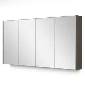 Maxaro Spiegelkast Met Verlichting Modulo 137,6x70cm Donkerbruin Eiken