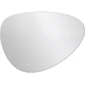 Maxaro Organische badkamerspiegel met LED verlichting Nuvolo 100x68,8cm