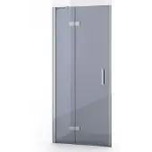 Maxaro Diamond Douchedeur 80cm Chroom Rookglas Draaideur | Douchedeur | Douchedeur Draaibaar | Douchedeur Inklapbaar