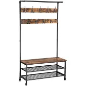 Bobbel Home - Garderoberek Met Kapstok - 182x41,5 cm