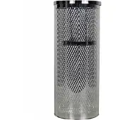 Mars & More *windlicht cilinder zilver visgraat breed medium 30cm*