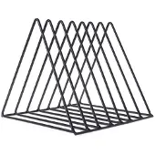 QUVIO Tijdschriftenrek - 20,5 x 17,5 x 17,5 cm - Draadstaal
