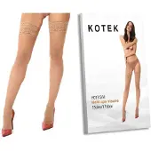Kotek - H013 Hold up kousen - L/XL - Beige