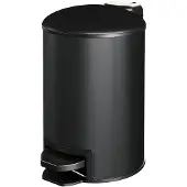 Brauer pedaalemmer 3 liter zwart mat