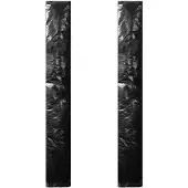 vidaXL Beschermhoezen voor parasols, 2 stuks, met rits, PE, 250 cm