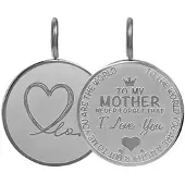 Ixxxi Charm Pendant Mother Love Small Zilver