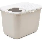 Savic kattenbak hop in wit/mokka - 58,5x39x39,5 cm