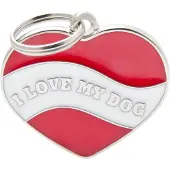 My Family I Love My Dog Naamplaatje Voor Huisdieren