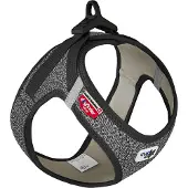 Curli Hondenharnas Air-Mesh Merino Sluiting Zwart XL (XL, Hond), Kraag + Leiband