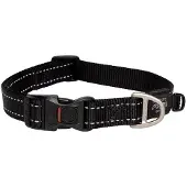 Rogz hondenhalsband Fanbelt L Zwart