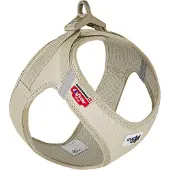 Curli Vest Hondentuig Koordsluiting Tan 2XS (Hond), Kraag + Leiband
