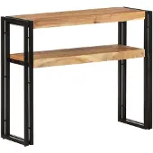 vidaXL Wandtafel 90x30x75 cm massief acaciahout