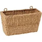 Dixie Esther wandhangende opbergmand 40x16x22 cm Natural