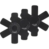 Le Creuset koekenpannenbescherming 3 stuks Black