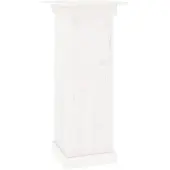 vidaXL Bloemenstandaard 40x40x90 cm massief grenenhout wit