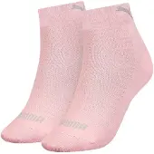Puma Quarter Socks 2 Pairs Roze EU 39-42 Vrouw