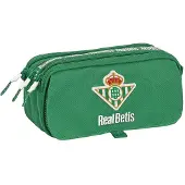 Safta Pennenetui met 2 vakken Real Betis Balompié Groen 21,5 x 10 x 8 cm