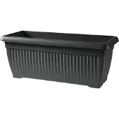 Prosperplast 44l Terra Collection 80x34.4x32 Cm Flowerpot Zwart