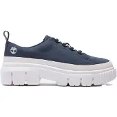 Timberland Womens Grayfield Lace Up Dark Blue Canvas-Schoenmaat 42