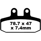 EBC Brakes FA256 Remblokken