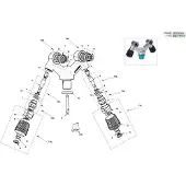 Cressi Tank Knob Kit Klep Zilver