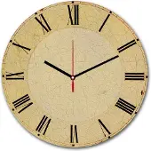 Opviq , modelnummer 3030MS-HMA6199, wandklok, diameter 30 cm, 100% MDF (dikte: 5 mm)