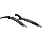 Bellelli Spatbord Set Zip Kunststof 26 Inch Zwart Rood