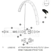Mavic Xa Elite Tubeless Velg