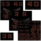 FOX Custom Fork/rear Shock 2021 Stickerset
