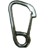 Talamex asymmetrische Karabijnhaak met oog 122mm
