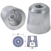 Tecnoseal Reggiani as-anode, zink, 35mm (TEN00462)