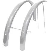Mvtek Folding Inox Mudguards 2 Units Zilver 24´´