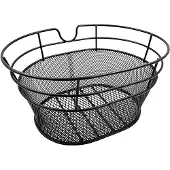 Mvtek Front Oval Basket Zwart