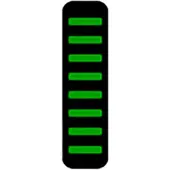 Rrp Front Fender Stickers Proguard Groen