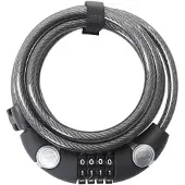 Contec Spiral Lock Ecoloc Zwart 12 mm x 185 cm