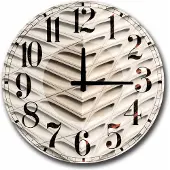 Opviq , model 5050MS-HMA6270, Bunt, wandklok, 50 cm, 100% MDF (dikte: 5 mm)
