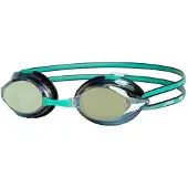 Zoggs Zwembril - - Racer Titanium - Groen Zwart - Black Mirror