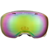 Alpina Big Horn Q Lite Ski Goggles Groen,Zwart Mirror Green/CAT2-3