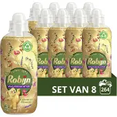 Robijn Collections Wasverzachter - Bohemian Blossom 8 x 33 Wasbeurten - Voordeelverpakking