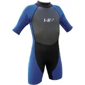 So Dive Atoll 3 Mm Short Sleeve Shorty Blauw,Zwart 10-12 Years Jongen