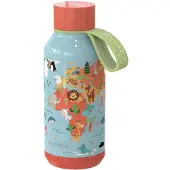 Quokka Thermo Solid With Map Hanger Fles