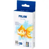 Milan Waterverf Metalen Doos Halve Pan 12 Eenheden