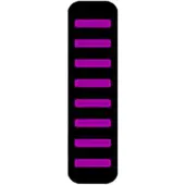 Rrp ProGuard Cable Tie - Rear - Sticker - Purple