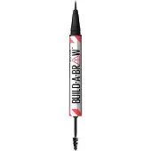 Maybelline Build-A-Brow 2 Easy Steps Eye Brow Pencil and Gel (Various Shades) - Deep Brown