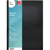 Soho Dummyboek Blanco – Collegeblok – Harde kaft – 196 pagina’s – Draadgebonden – A4 formaat – Blanco