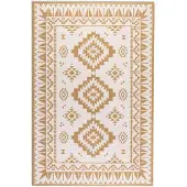 Elle Decoration Dubbelzijdig Buitenkleed Elle - Geel 80 x 150 cm