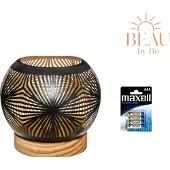 Atmosphera BEAU by Bo Tafellamp kandelaar + 4xAAA Alkaline batterijen