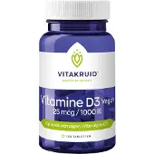 Vitakruid Vitamine D3 Vegan 25 mcg / 1000 IE